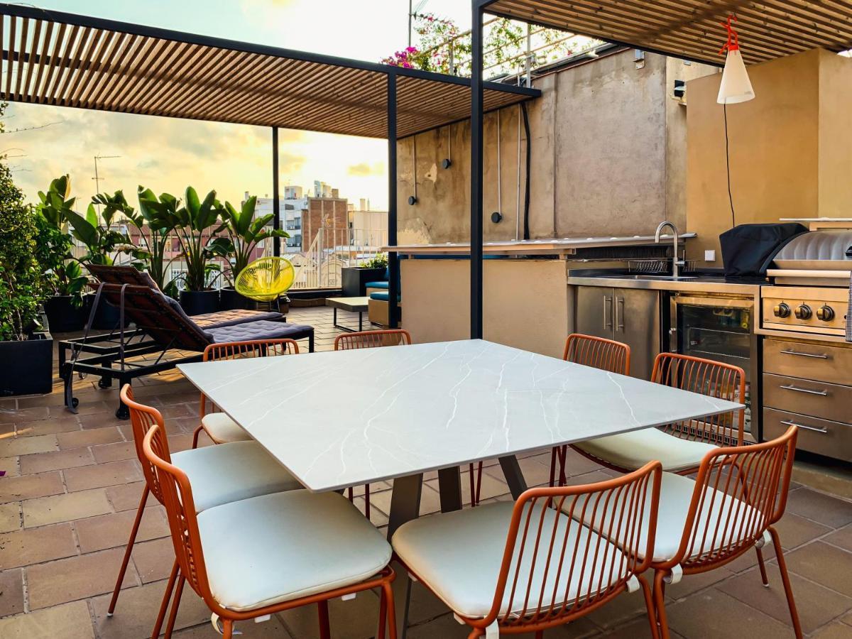 Incredible 2Br Penthouse With Urban Rooftop Garden 巴塞罗那 外观 照片